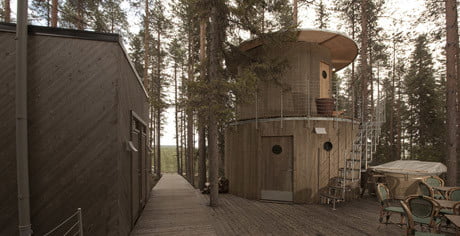 TreeHotel Sauna,瑞典,旅行,美容,