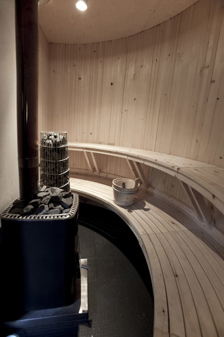 Treehotel桑拿,旅行,瑞典,美容,