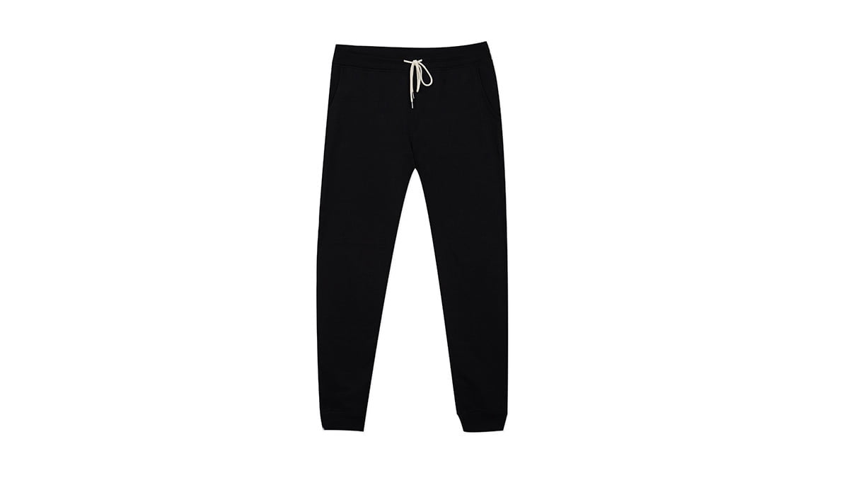 kotn埃及棉基本sweatpant黑色平