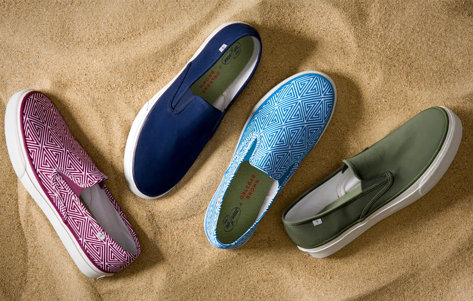 Orlebar棕色x sperry顶面可能是史上最好的滑动1