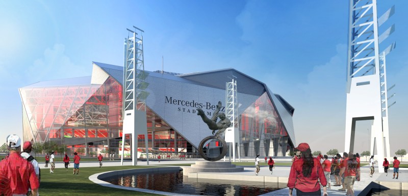 atlanta mercedesbenz体育场falcon登陆