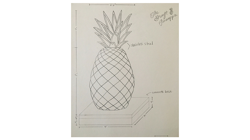 灰度菠萝由Rachel Herring制作