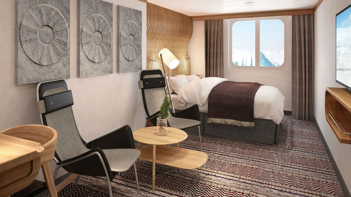 MS Roald Amundsen小套房