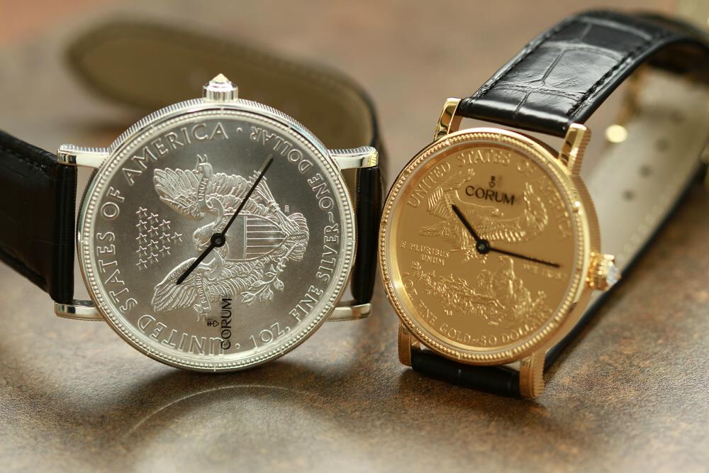 人工风50周年corum硬币手表