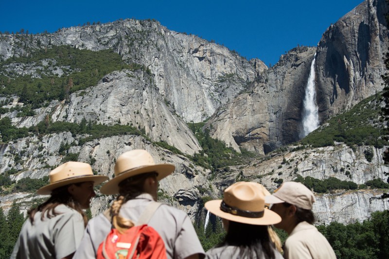 奥巴马总统在Yosemite国家公园标志100周年