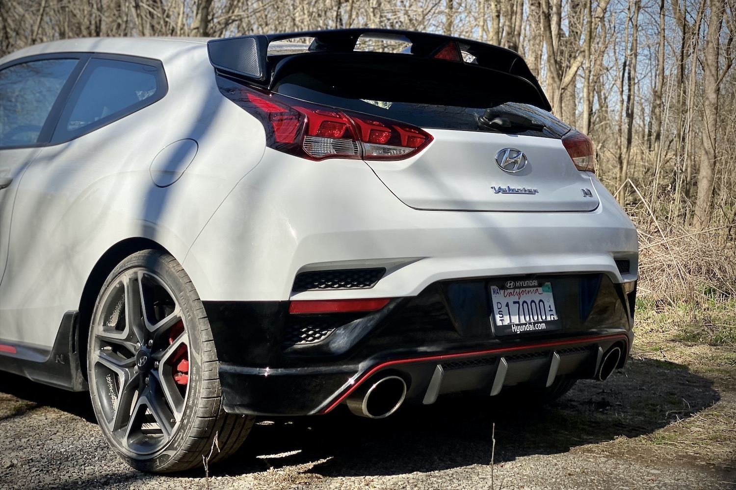 现代Veloster N后端关闭驱动面后台