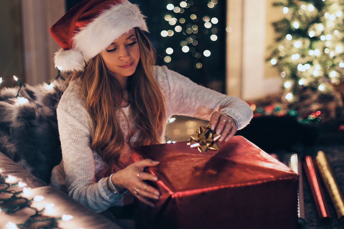 女朋友接收礼物