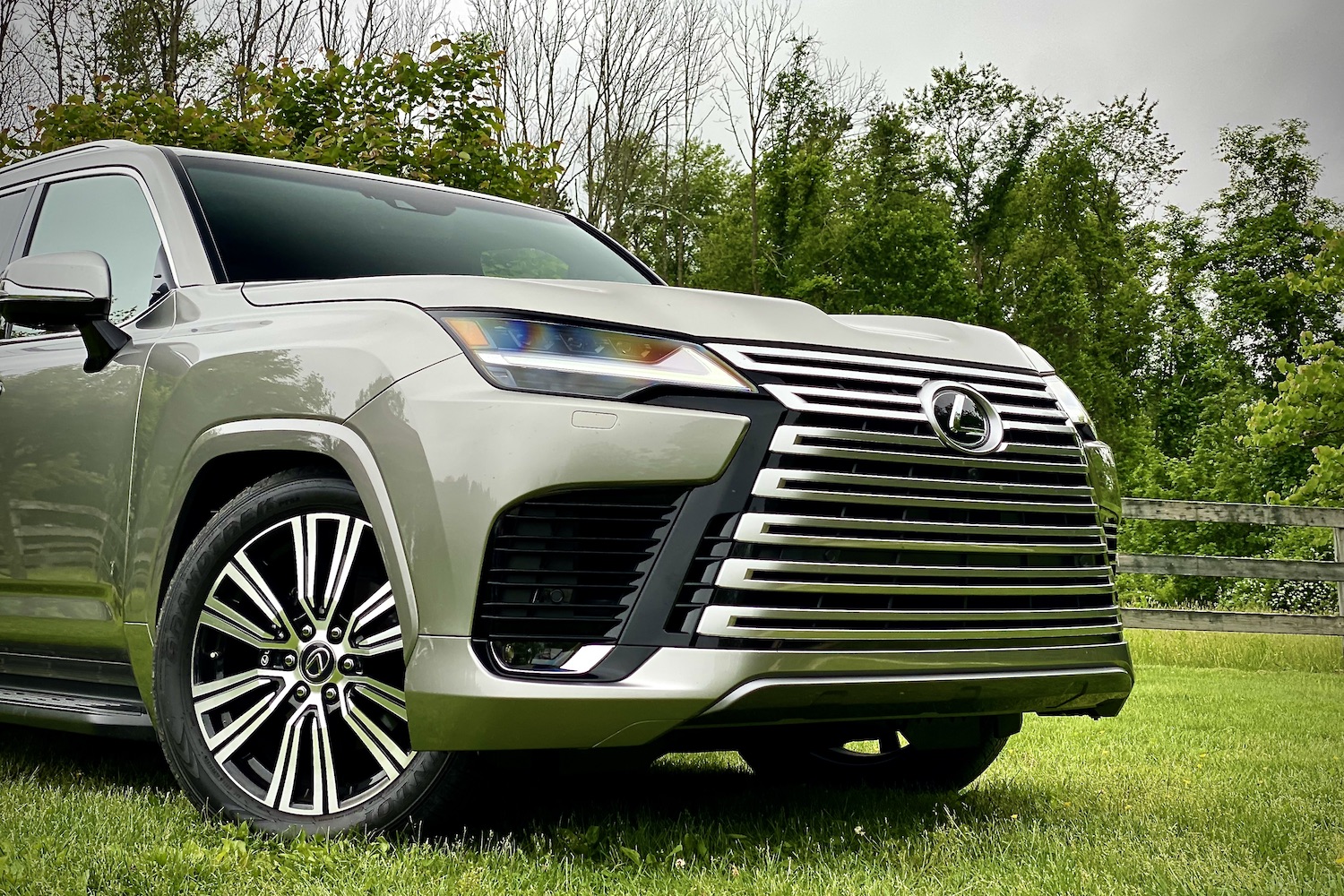 2022LX600关闭前端 树背草场