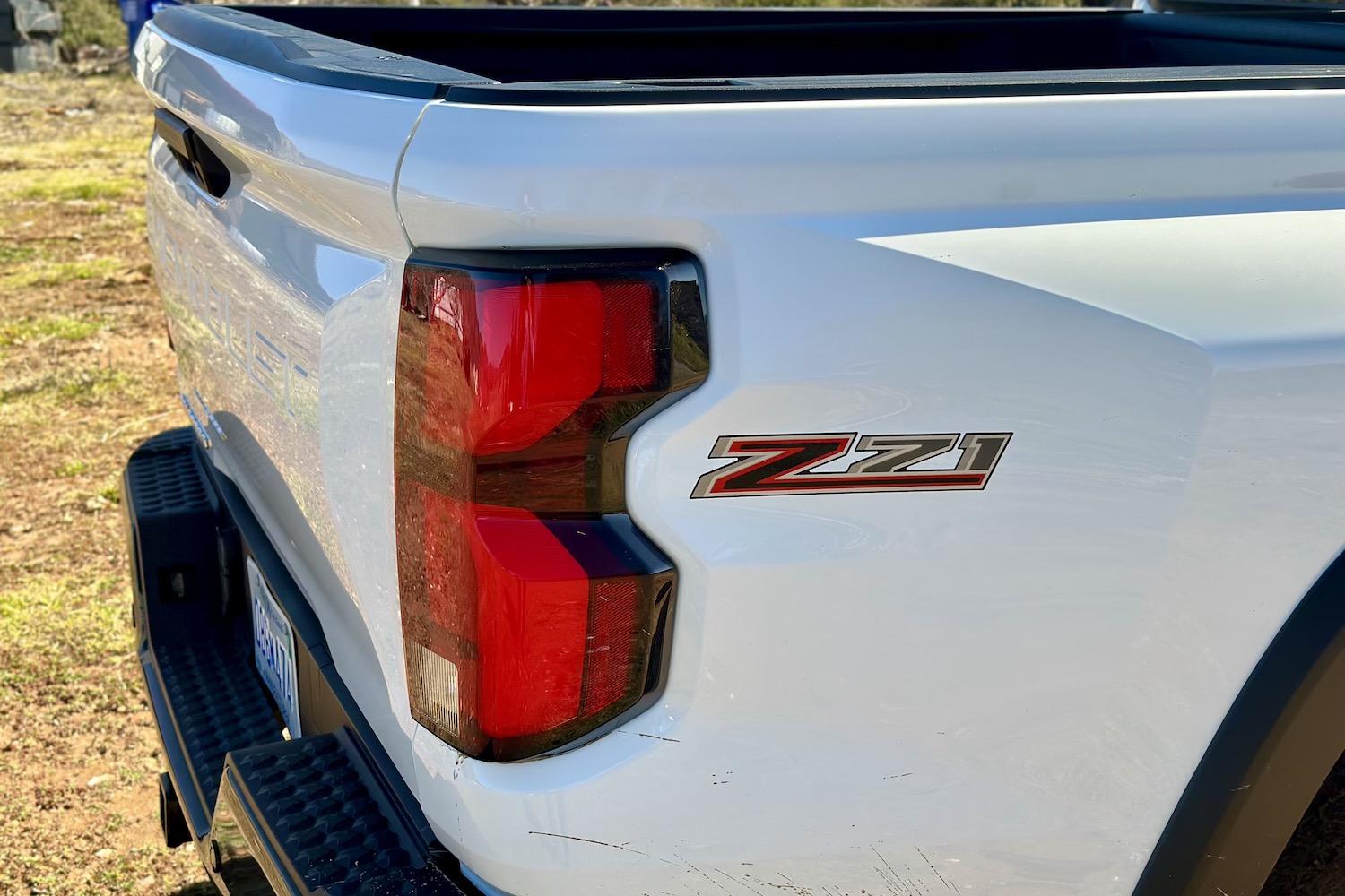 关闭2023 ChevroletColoraZ71后尾灯和后尾徽章