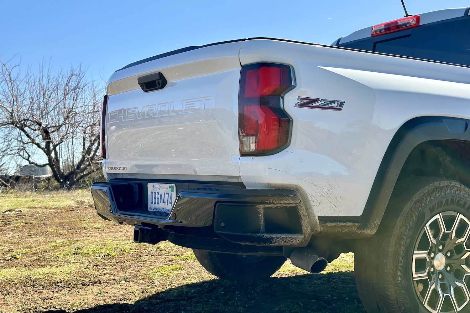 关闭2023 ChevroletColoradoZ71尾灯尾端