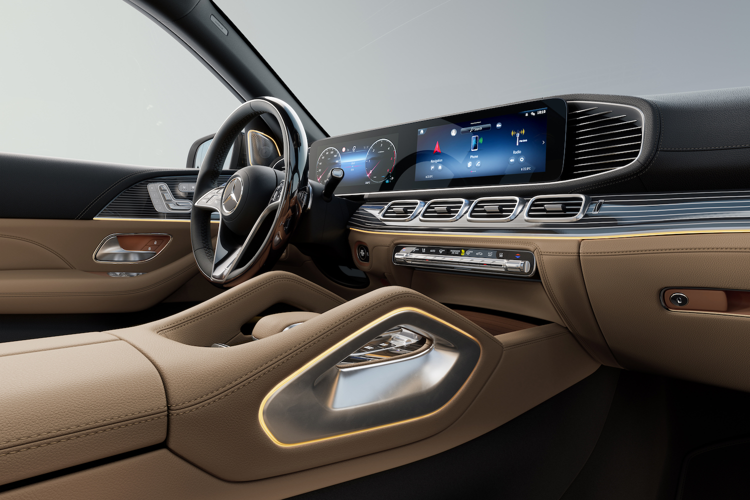 内部仪表板和中心机架2024Mercedes-BenzGLS