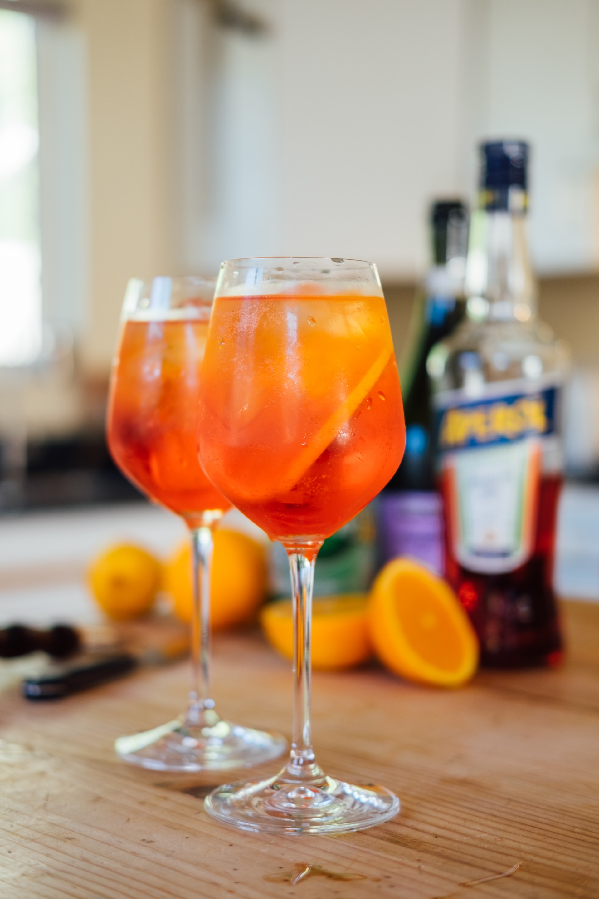 两杯Aperolspritz