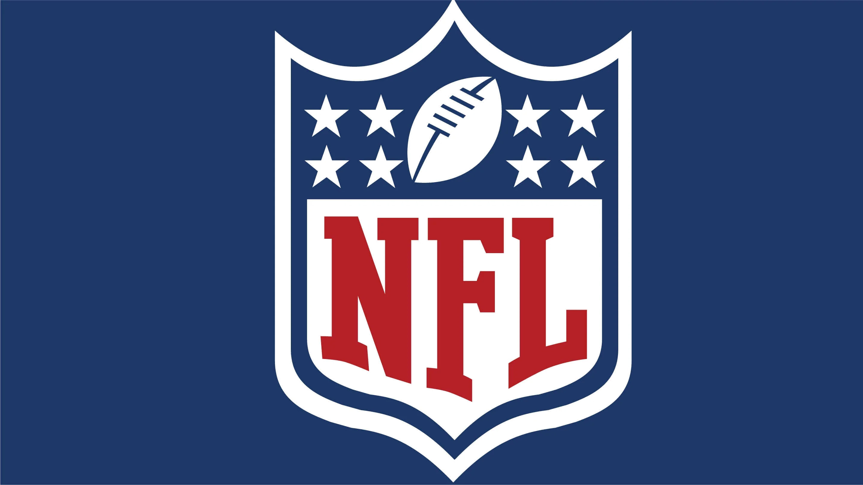 NFL蓝背景标识