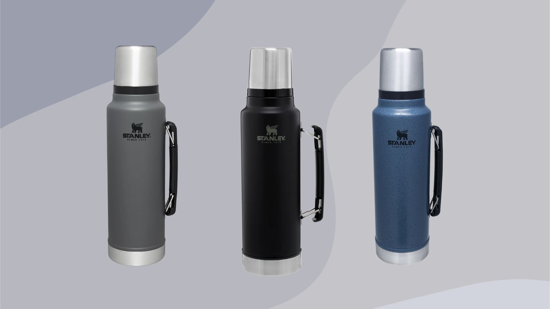 Stanley瓶灰色背景